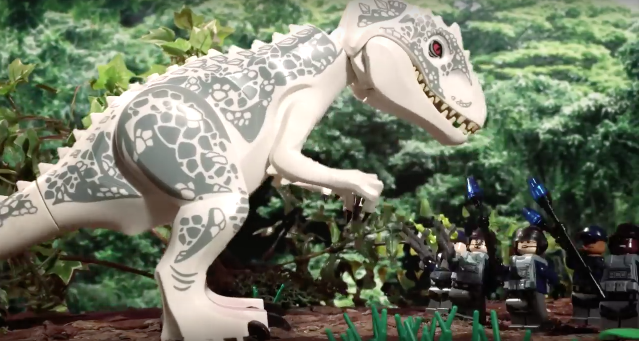 “jurassic World” Com Lego Em Stop Motion De 90 Segundos Inspirad 