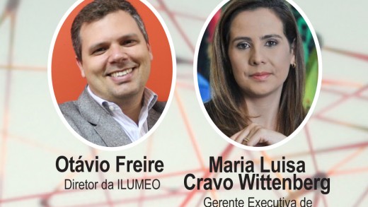 Reclame no Rádio: Maria Luisa Cravo, gerente exec. APEX Brasil; e Otavio Freire, Sócio da Ilumeo