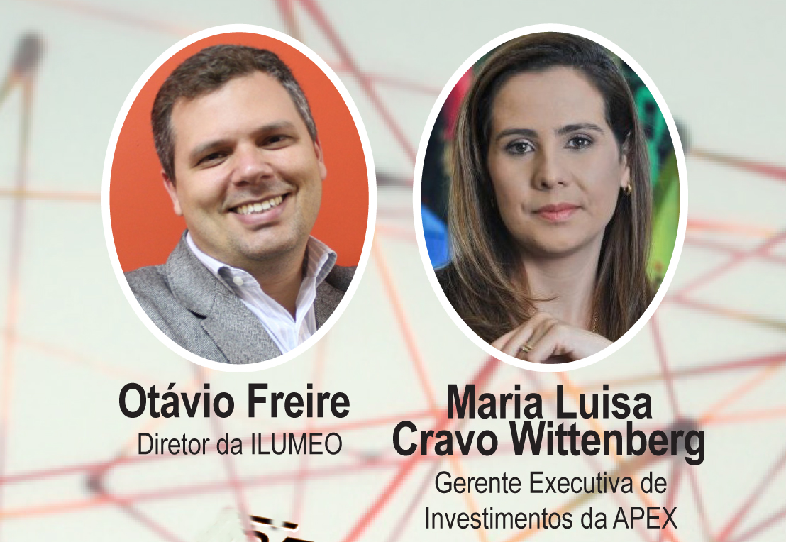 Reclame no Rádio: Maria Luisa Cravo, gerente exec. APEX Brasil; e Otavio Freire, Sócio da Ilumeo