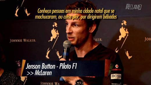 Jenson Button da Mclaren é o Piloto da Vez da Johnnie Walker no Brasil