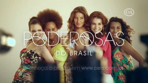 Veja os bastidores do projeto “Poderosas do Brasil” da C&A com a curadoria da modelo Gisele Bündchen e criação da DM9DDB