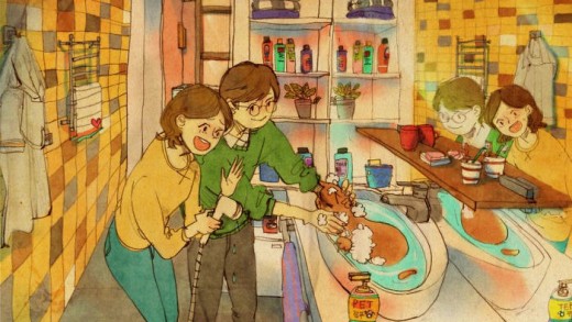 Onde está o amor? Ilustradora coreana mostra o sentimento nas cenas cotidianas