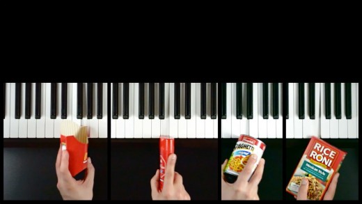 Produtos tocam seus próprios jingles no piano