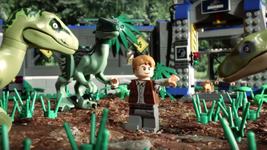 “Jurassic World” com Lego em stop motion de 90 segundos