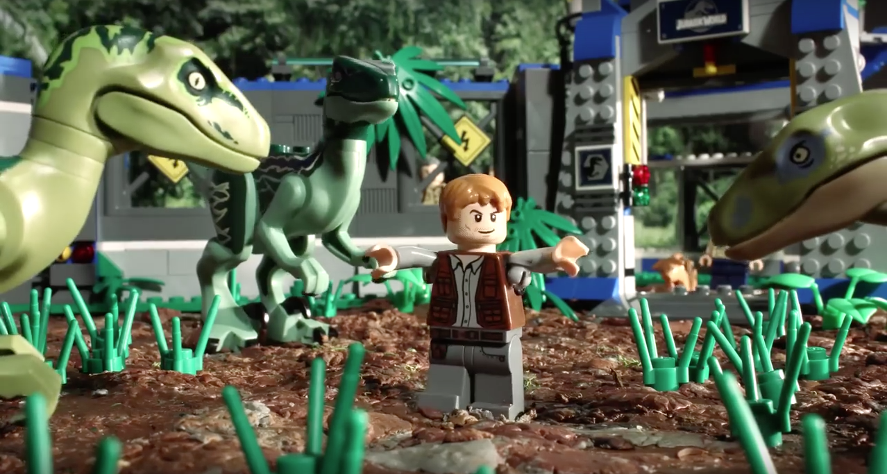 “jurassic World” Com Lego Em Stop Motion De 90 Segundos Inspirad 