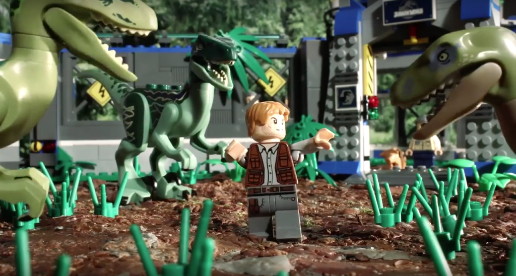 “jurassic World” Com Lego Em Stop Motion De 90 Segundos Inspirad 