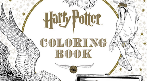 Um livro de Harry Potter para colorir