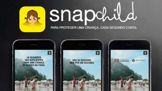 Snapchat para alertar o desaparecimento de crianças