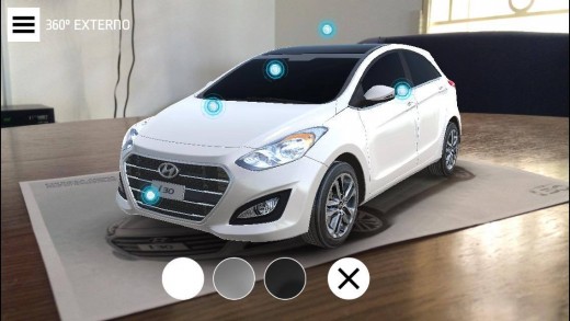 App interativo com visão 360º do Hyundai i30