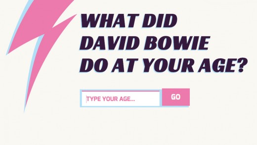 Veja o que David Bowie fazia na sua idade
