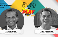 “Reclame na Play”: Cris Moreira (Band TV) e Tatola Godas (apresentador)