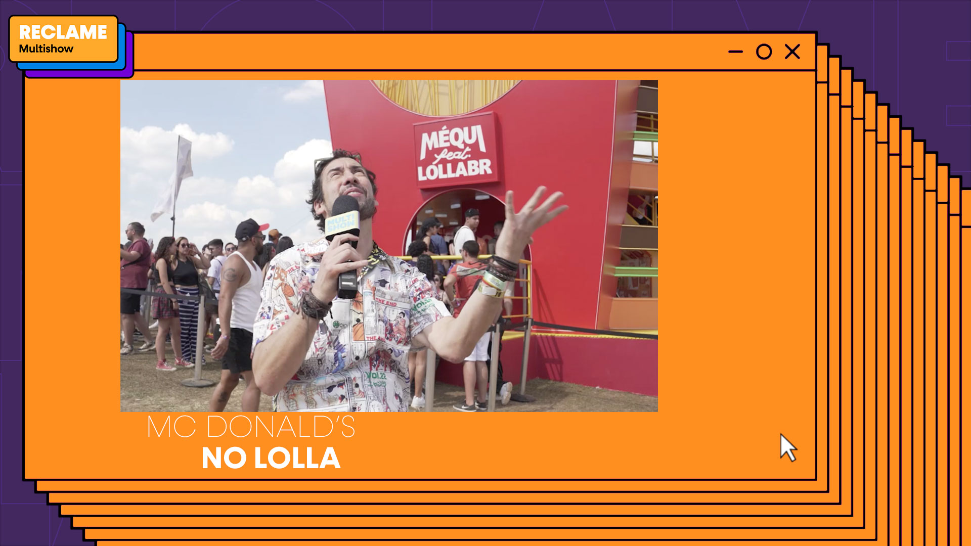 Cobertura Reclame – Mc Donald’s no Lollapalooza