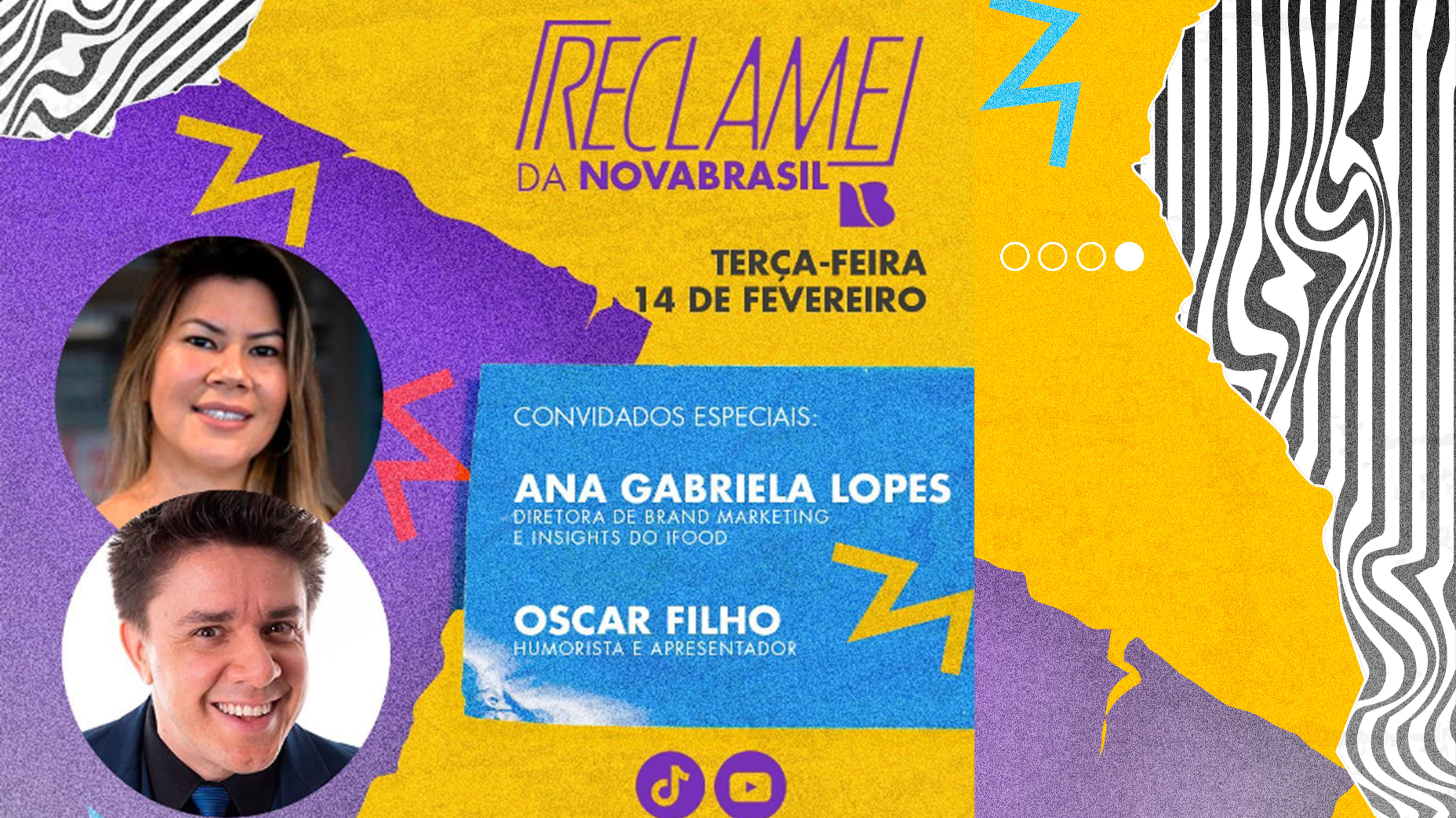 Reclame – Ana Gabriela Lopes, Diretora de Brand Marketing do iFood e Oscar Filho, apresentador