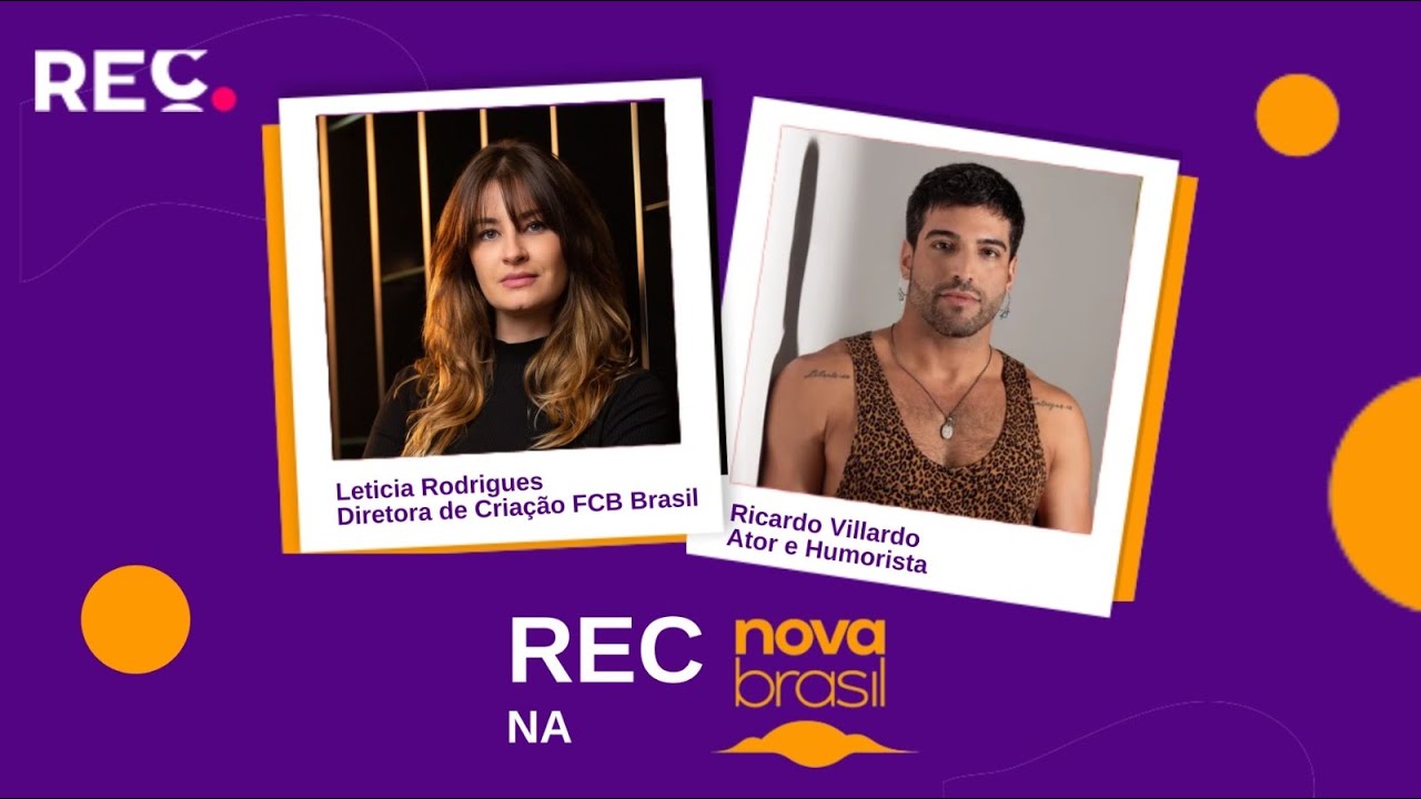 REC na Novabrasil: Ricardo Villardo e Letícia Rodrigues