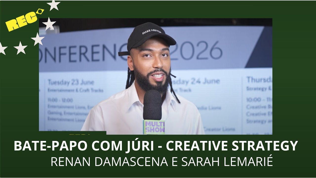 Bate-papo com júri Creative Strategy – Renan Damascena e Sarah Lemarié
