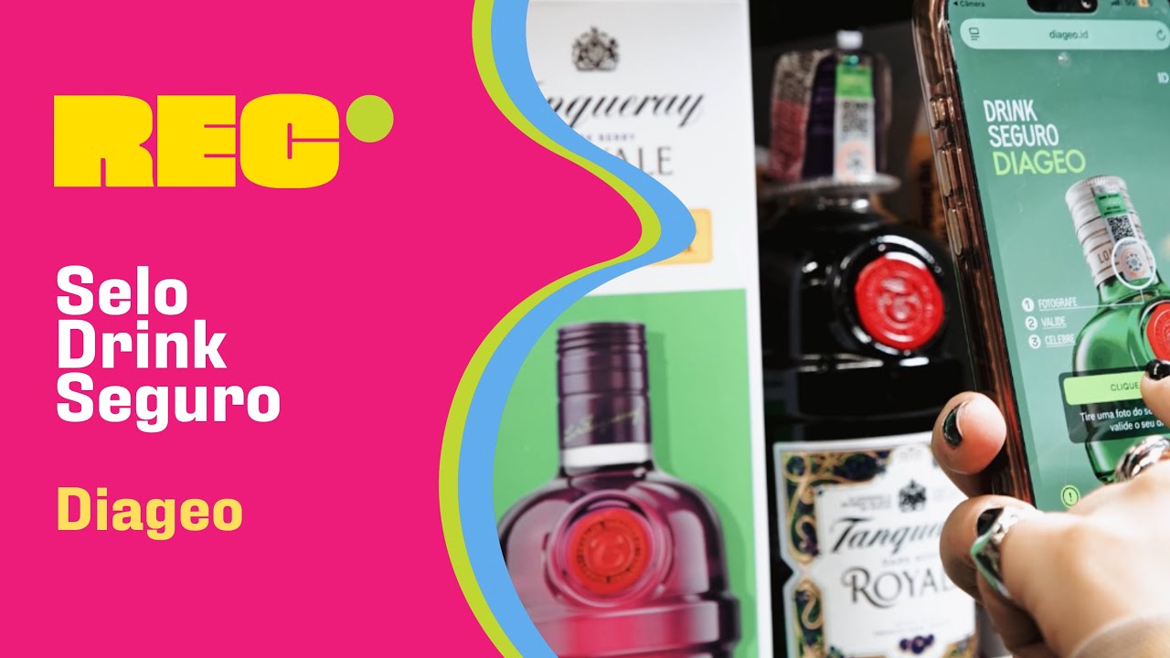Selo Drink Seguro Diageo – Escaneie, Valide, Celebre!